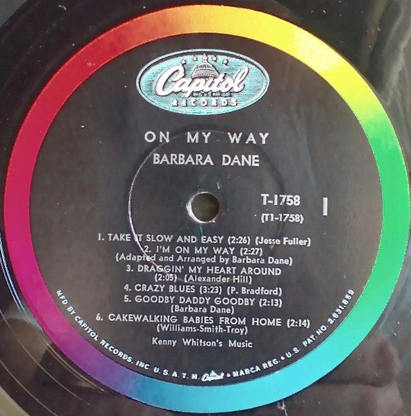 Barbara Dane : On My Way (LP)