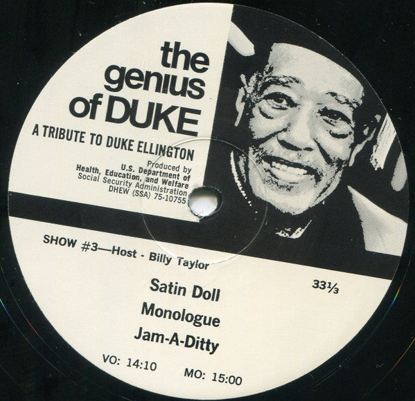 Duke Ellington : Social Security Presents The Genius Of Duke, A Tribute To Duke Ellington (7xLP, Comp, Transcription)