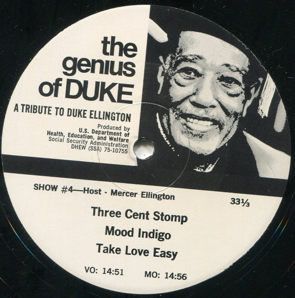 Duke Ellington : Social Security Presents The Genius Of Duke, A Tribute To Duke Ellington (7xLP, Comp, Transcription)