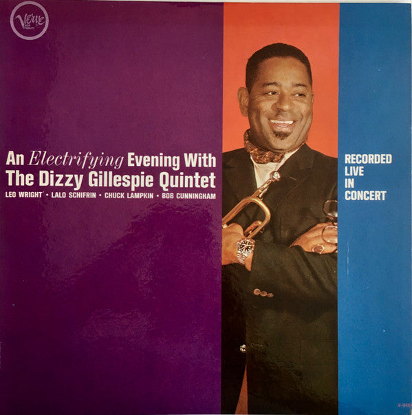 Dizzy Gillespie Quintet : An Electrifying Evening With The Dizzy Gillespie Quintet (LP, Album, Mono, RP)