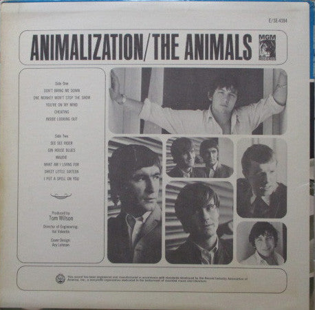The Animals : Animalization (LP, Album, Mono)