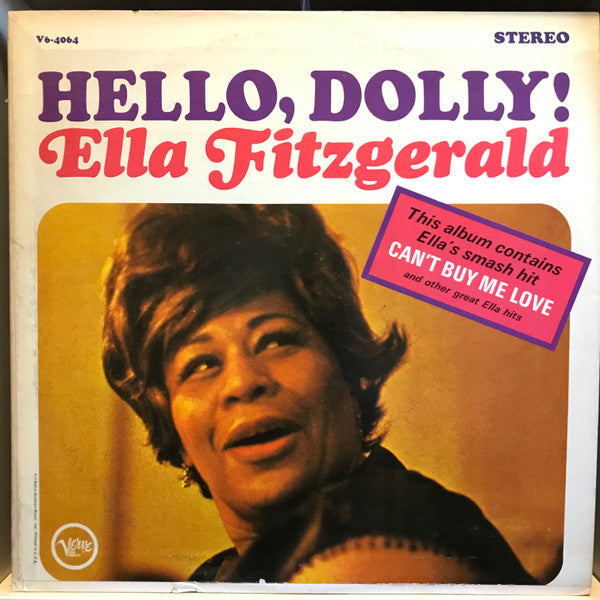 Ella Fitzgerald : Hello, Dolly! (LP, Album, Club, Cap)