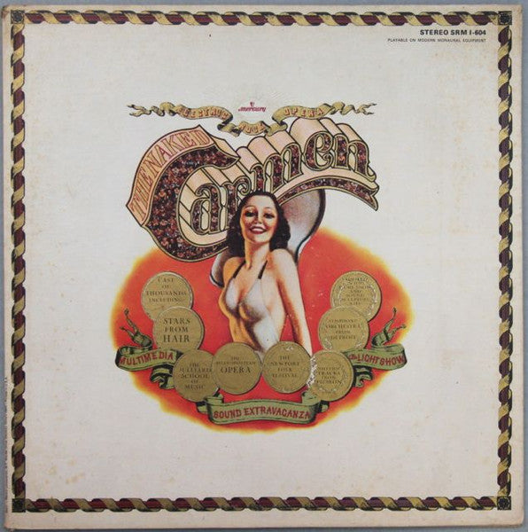 John Corigliano & David Hess / Detroit Symphony Orchestra Conducted By Paul Paray, Various : The Naked Carmen (Electric Rock Opera) (LP, Album, Promo, Phi)