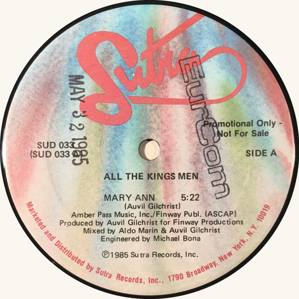 All The King's Men : Mary Ann (12", Single, Promo)