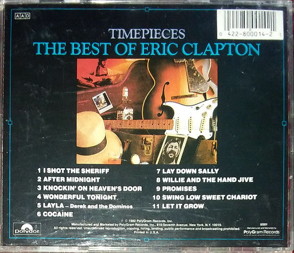 Eric Clapton : Time Pieces - The Best Of Eric Clapton (CD, Comp, RE, PDO)