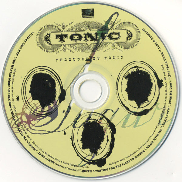 Tonic (2) : Sugar (CD, Album, Club, BMG)