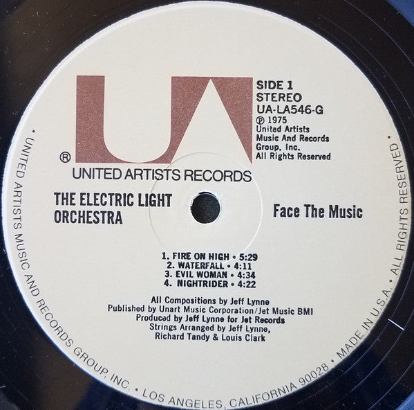 Electric Light Orchestra : Face The Music (LP, Album)