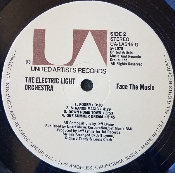 Electric Light Orchestra : Face The Music (LP, Album)