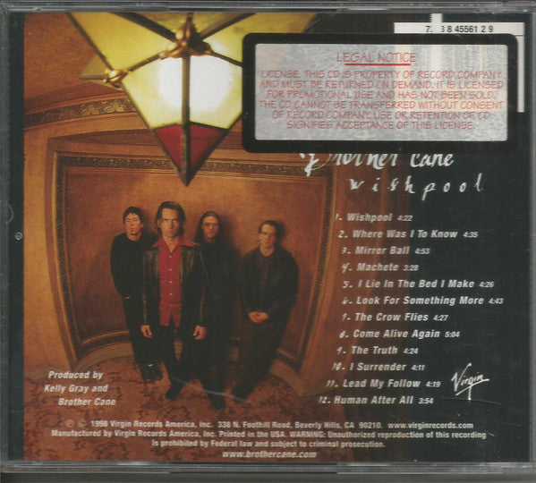 Brother Cane : Wishpool (CD, Album, Promo)