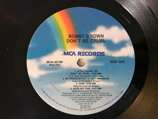 Bobby Brown : Don't Be Cruel (LP, Album, Club)