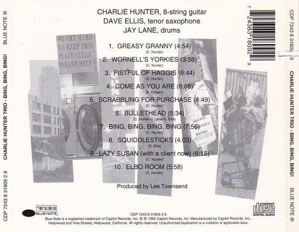 Charlie Hunter Trio : Bing, Bing, Bing! (CD, Album)