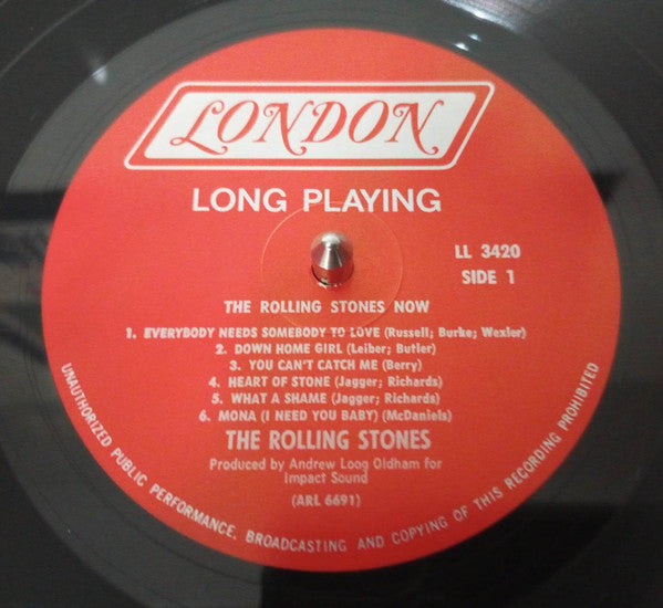 The Rolling Stones : The Rolling Stones, Now! (LP, Album, Mono)