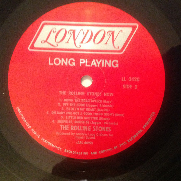 The Rolling Stones : The Rolling Stones, Now! (LP, Album, Mono)