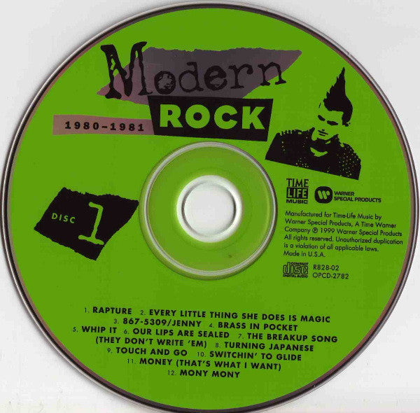 Various : Modern Rock 1980-1981 (2xCD, Comp)