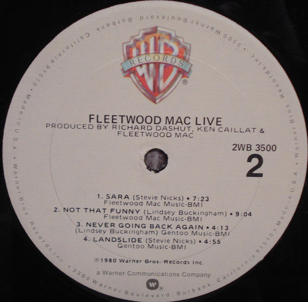 Fleetwood Mac : Fleetwood Mac Live (2xLP, Album, Gol)