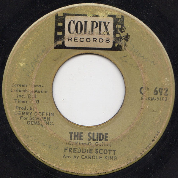 Freddie Scott (2) : Hey, Girl / The Slide (7", Single)