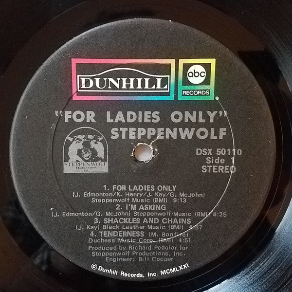 Steppenwolf : For Ladies Only (LP, Album, Tru)