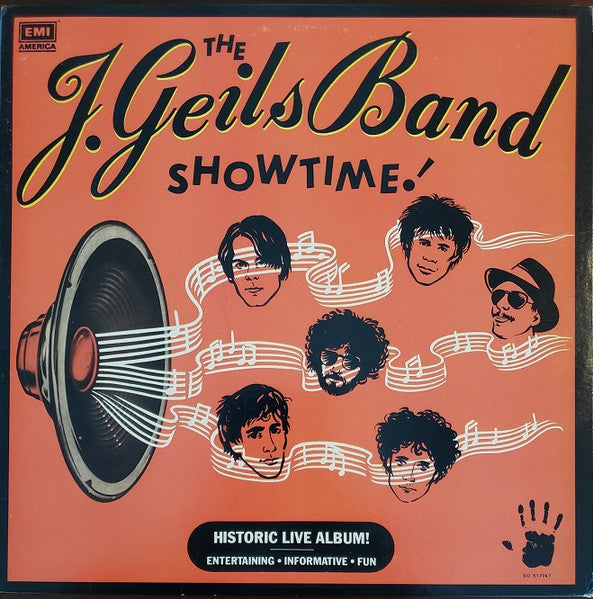 The J. Geils Band : Showtime! (LP, Album, Club, Car)