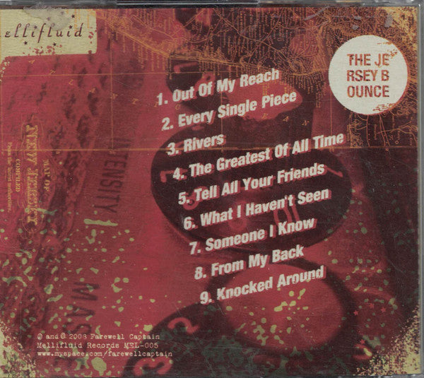 Farewell Captain : The Jersey Bounce (CD, Album)