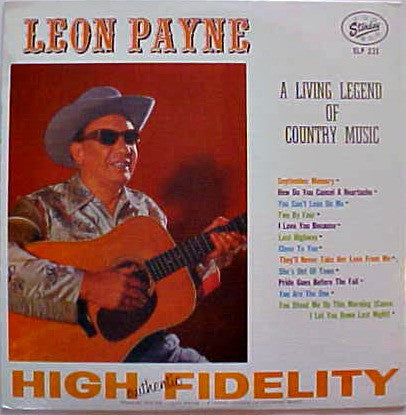 Leon Payne : A Living Legend Of Country Music (LP)