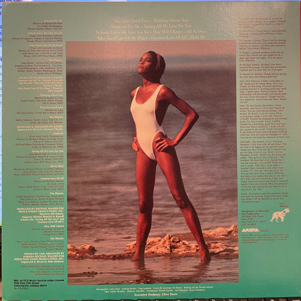 Whitney Houston : Whitney Houston (LP, Album, Club, No )