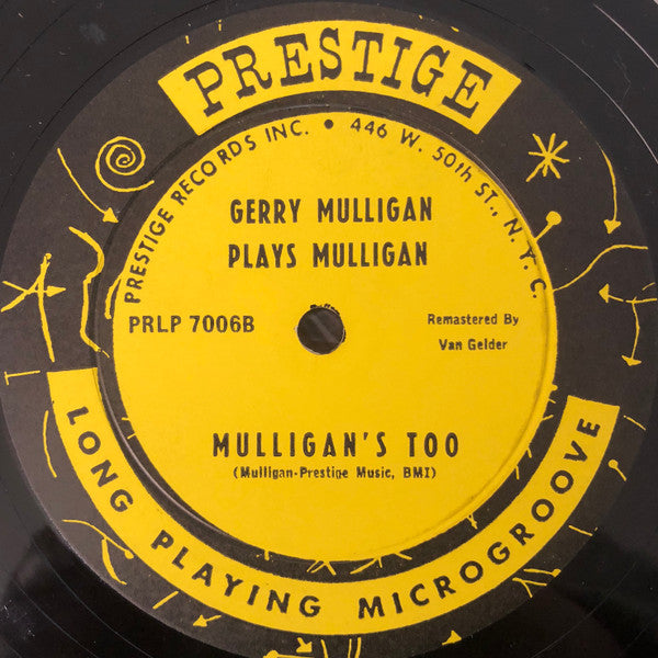 Gerry Mulligan : Mulligan Plays Mulligan (LP, Comp, Mono, RM)