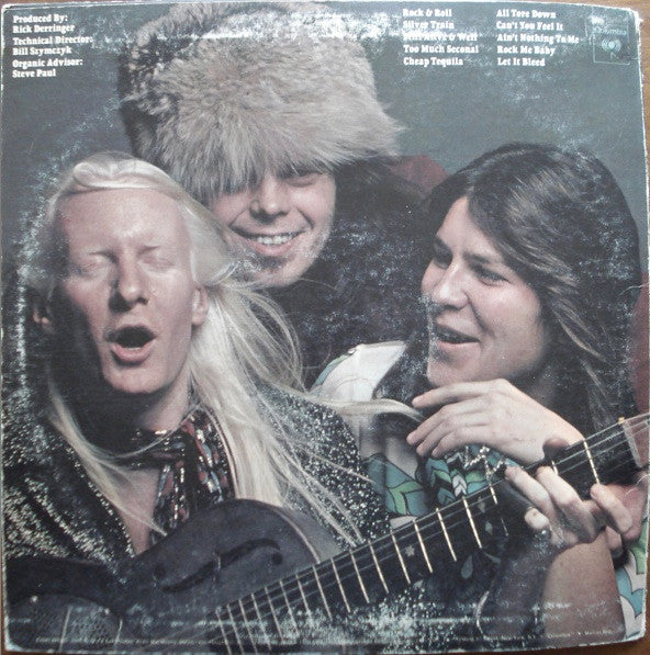 Johnny Winter : Still Alive And Well (LP, Album, San)