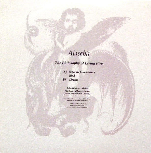 Alasehir : The Philosophy Of Living Fire (LP, Album)