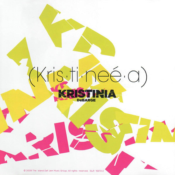 Kristinia DeBarge : Goodbye (CD, Single, Promo)