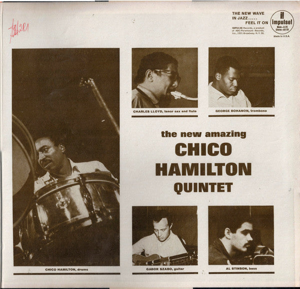 The Chico Hamilton Quintet : Passin' Thru (LP, Album, RP, 196)