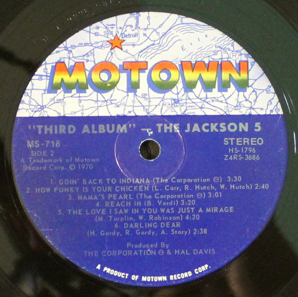 The Jackson 5 : Third Album (LP, Album, Ind)