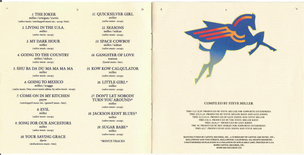 Steve Miller Band : The Best Of 1968-1973 (CD, Comp, RE, JAX)