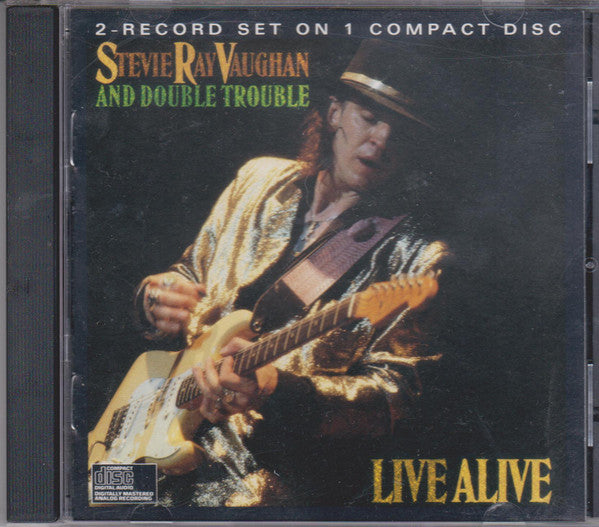 Stevie Ray Vaughan & Double Trouble : Live Alive (CD, Album, RE, DAD)