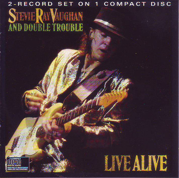 Stevie Ray Vaughan & Double Trouble : Live Alive (CD, Album, RE, DAD)