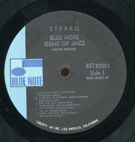 Various : Blue Note Gems Of Jazz (LP, Comp, Ltd, RE, Ele)