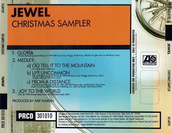 Jewel : Christmas Sampler (CD, Promo, Smplr)
