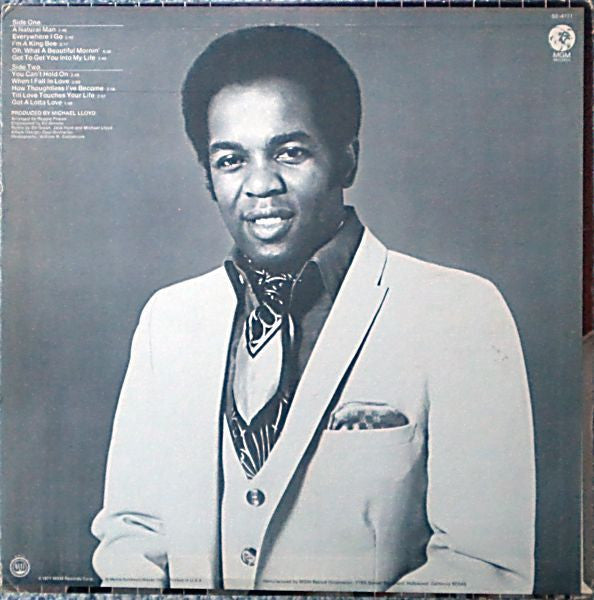 Lou Rawls : Natural Man (LP, Album, Kee)