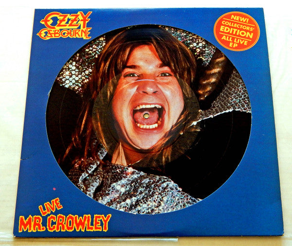 Ozzy Osbourne : Live Mr. Crowley (12", EP, Pic)