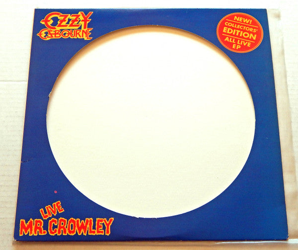Ozzy Osbourne : Live Mr. Crowley (12", EP, Pic)