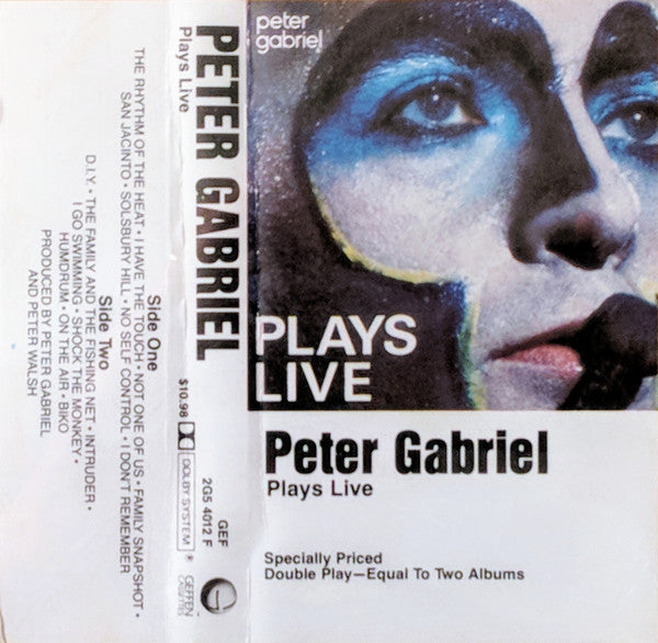 Peter Gabriel : Plays Live (Cass, Album, Dou)