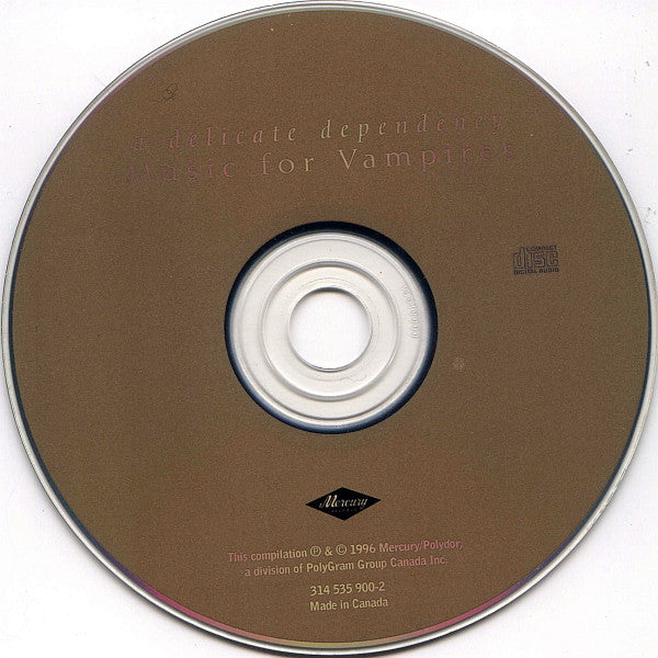 Various : A Delicate Dependency: Music For Vampires (CD, Comp)