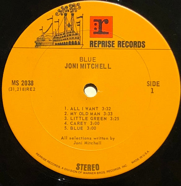Joni Mitchell : Blue (LP, Album,  Ga)