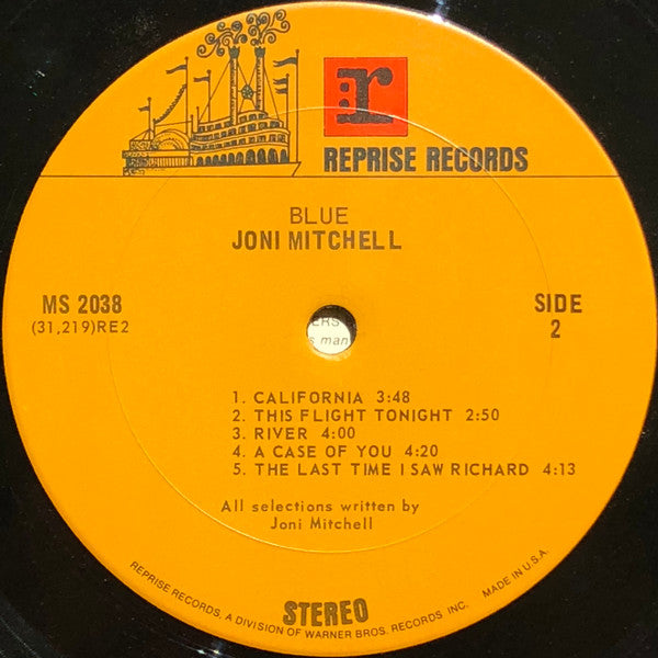 Joni Mitchell : Blue (LP, Album,  Ga)