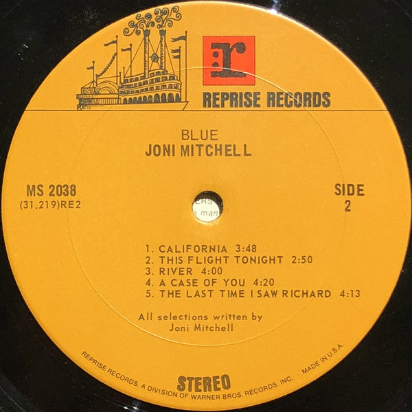 Joni Mitchell : Blue (LP, Album,  Ga)