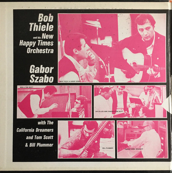 Bob Thiele And His New Happy Times Orchestra / Gabor Szabo With The California Dreamers And Tom Scott & Bill Plummer : Light My Fire (LP, Album, Gat)