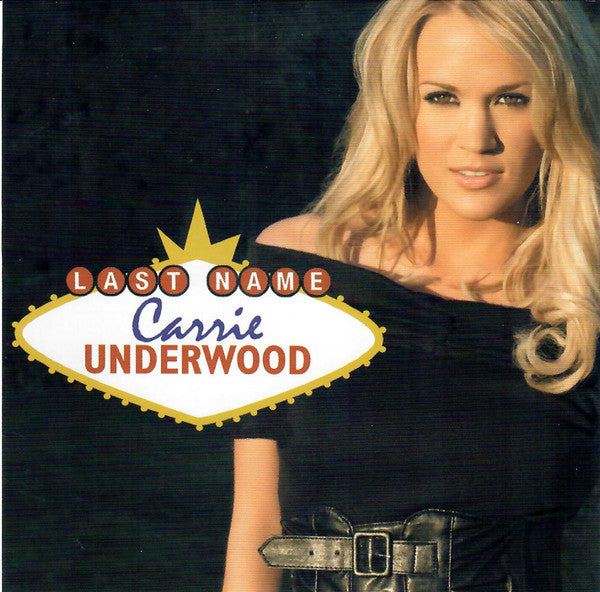 Carrie Underwood : Last Name (CD, Single, Promo)