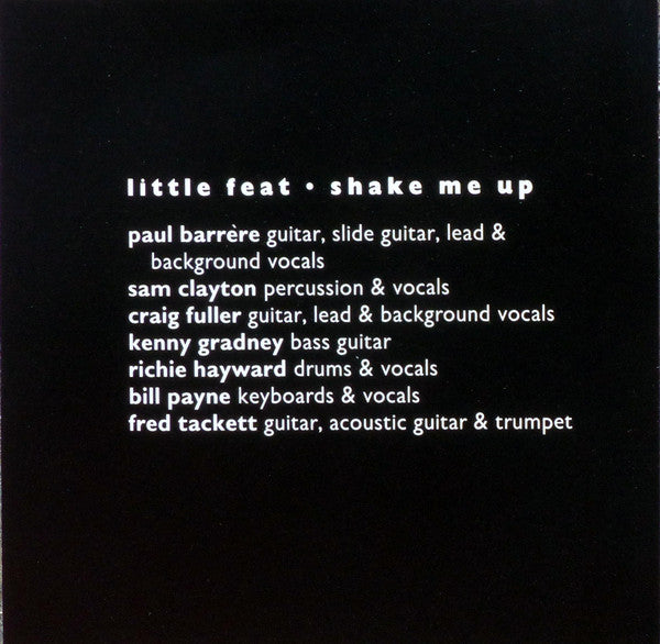 Little Feat : Shake Me Up (CD, Single, Promo)