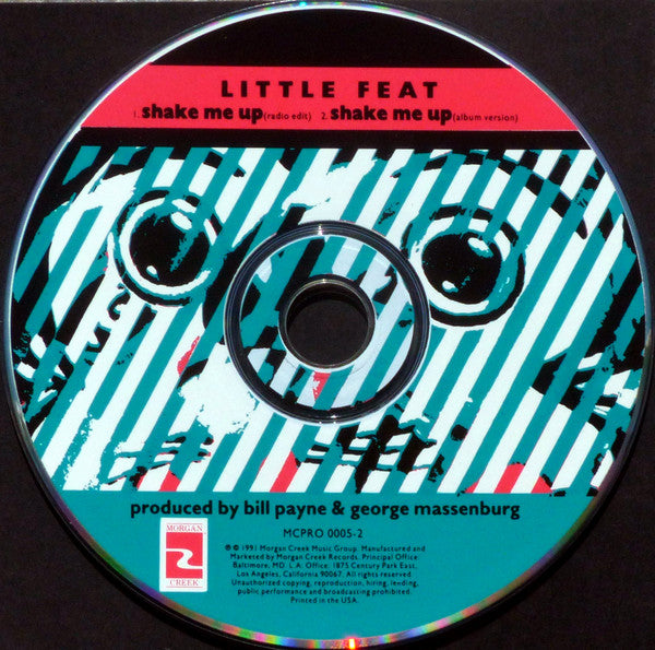 Little Feat : Shake Me Up (CD, Single, Promo)