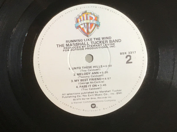 The Marshall Tucker Band : Running Like The Wind (LP, Album, Win)