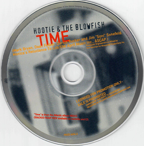 Hootie & The Blowfish : Time (CD, Single, Promo)